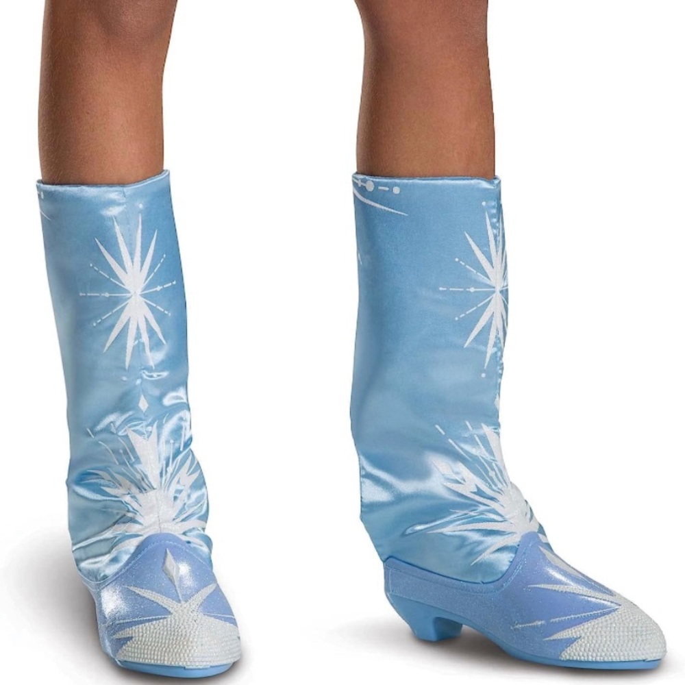 NWOT Disney Frozen 2 Elsa girls high heel boots retails $26 on Amazon